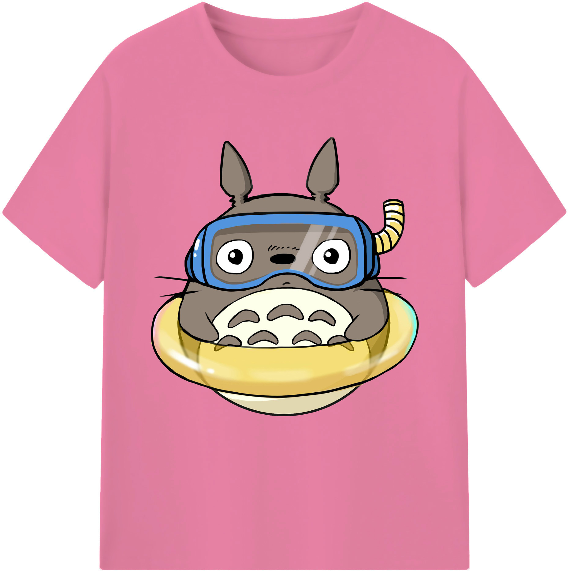 （画像用） となりのトトロ 草壁メイ 草壁サツキ My Neighbor Totoro Satsuki Kusakabe Mei Kusakabe 綿100％半袖Tシャツ（フロントプリント）